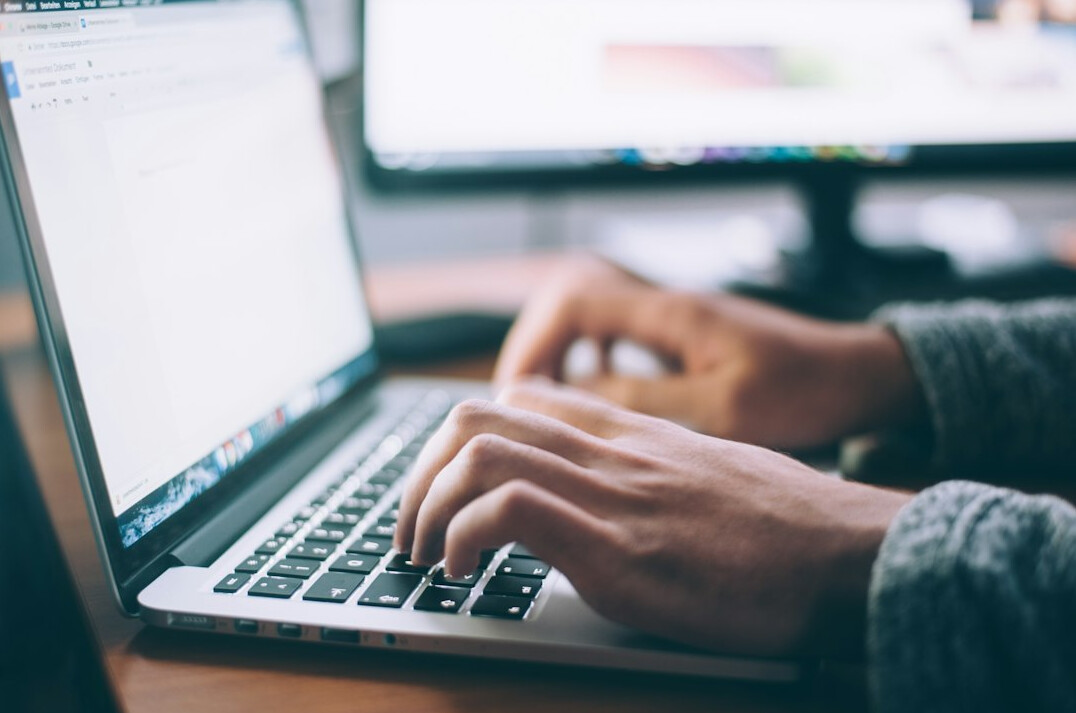 person learning programming on computer